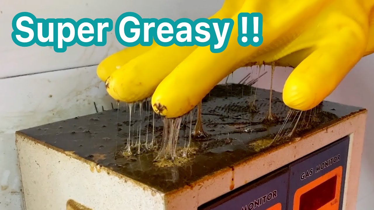 Deep Cleaning The Dirtiest Restaurant Kitchen You've Ever Seen! Thick Layers of Years-Old Grease