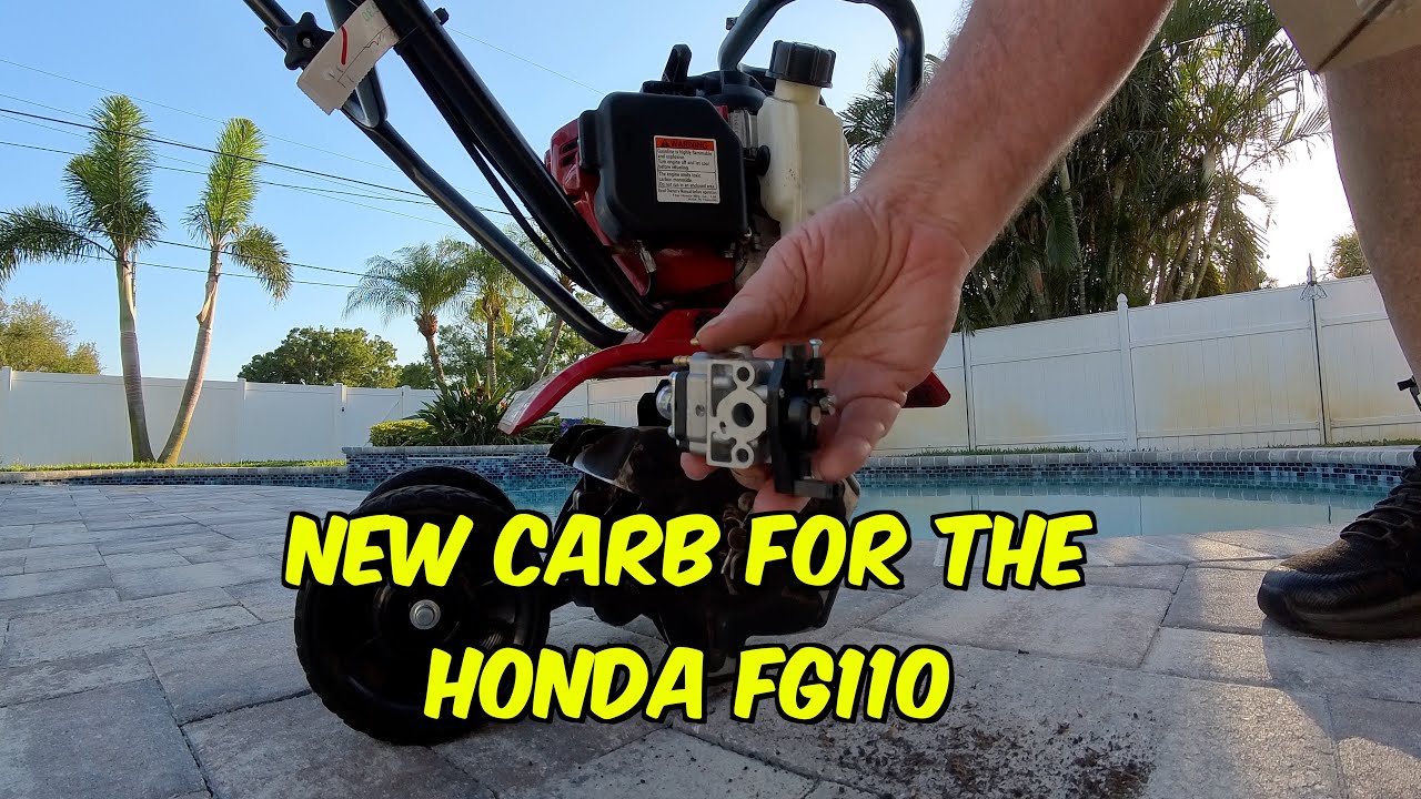 Honda FG110 Carburetor Replacement.  Easy is 123