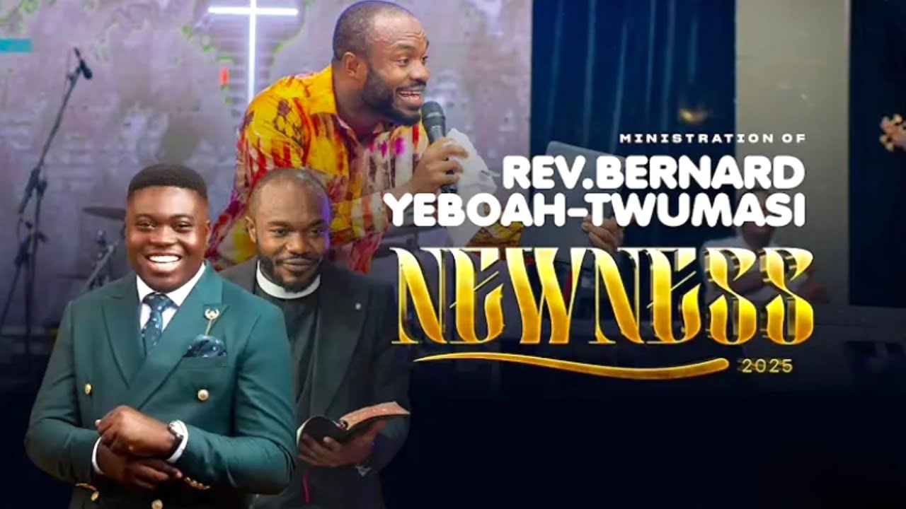 Rev Bernard Yeboah - Twumasi | Spirit filled ministration at NEWNESS 2025 | Ghana worship Twi songs