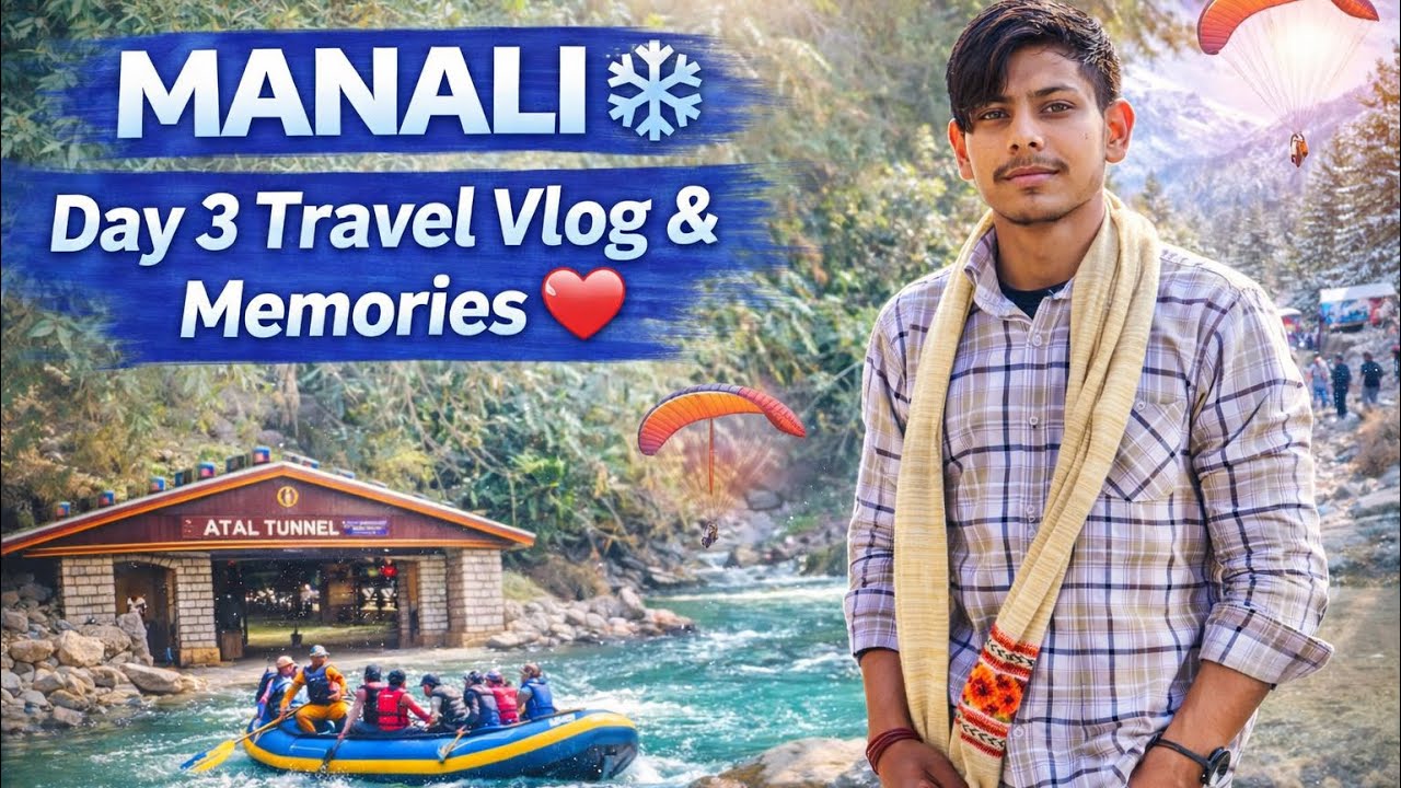 Manali Tour Day 3 | Snow Adventures & Local Places 