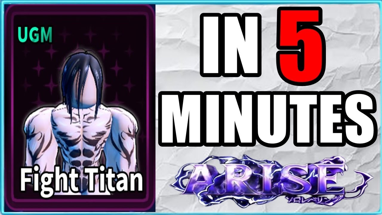 How To Get UGM Rank Fight Titan In Arise Crossover Roblox