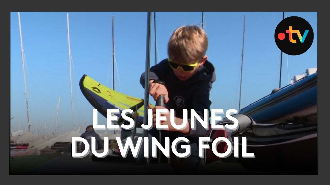Wing foil : les jeunes se préparent pour les championnats de France