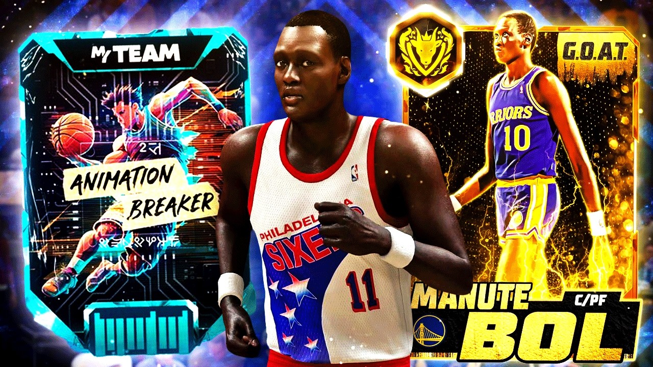 ANIMATION BREAKER GOAT MANUTE BOL IS UNFAIR IN NBA 2K26 MyTEAM!!