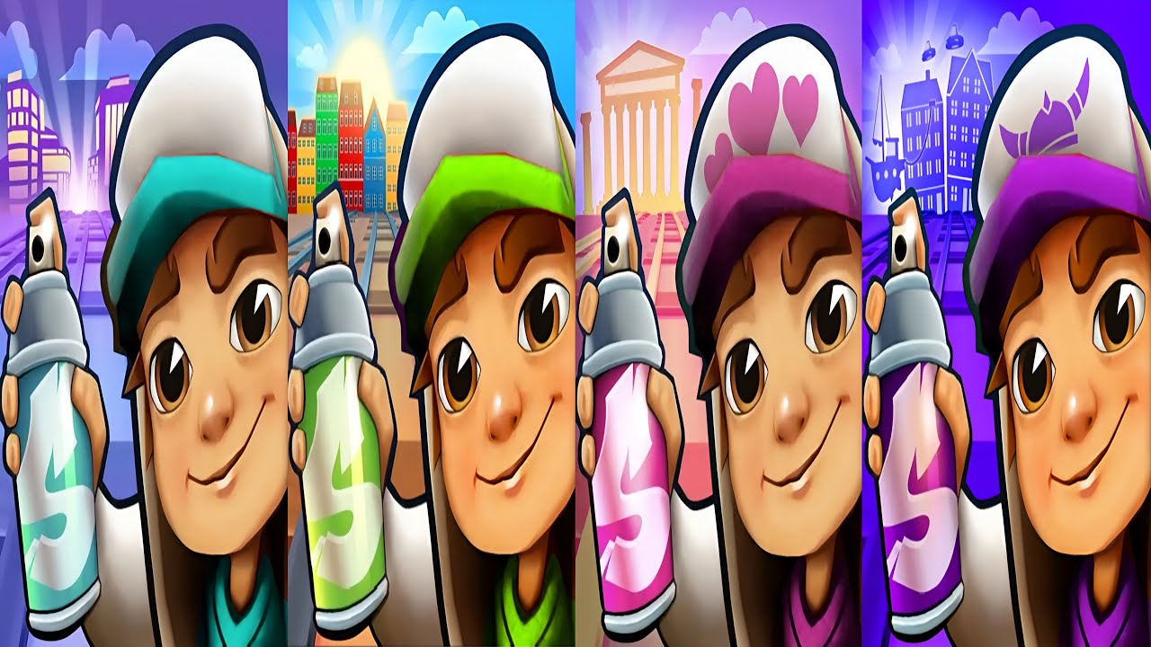 Subway Surfers : Seoul 2025 🆚 Copenhagen 2025 🆚 Love Odyssey 2024 🆚 Copenhagen 2022