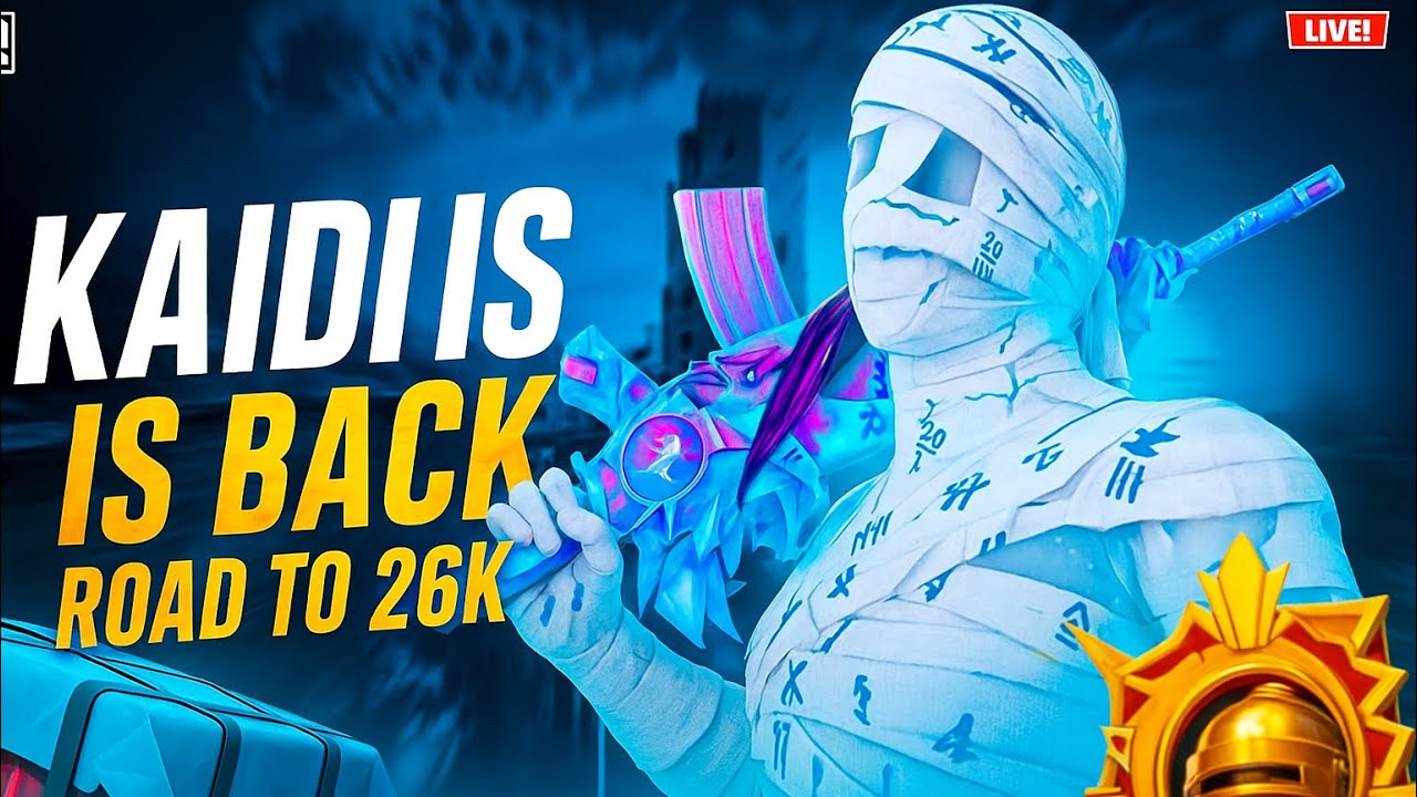 Platinum To Conqueror Rank Push Live Kaidi is live road to 26k 