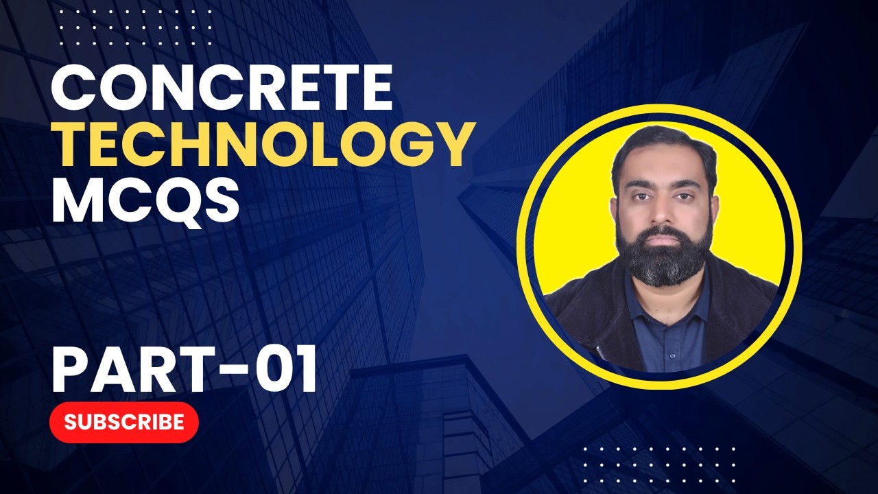 Concrete Technology Basics | Top 25 MCQs in Concrete Technology Explained | CivTech Simplified