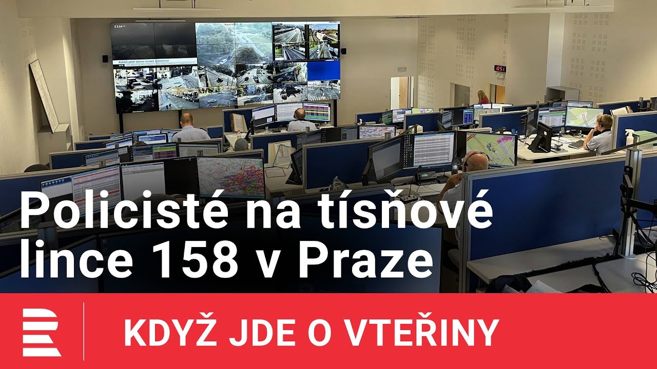 Když jde o vteřiny: policisté na tísňové lince 158 v Praze