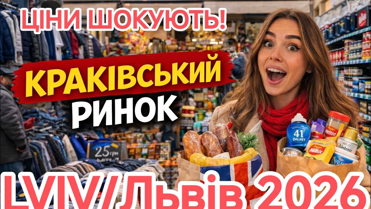 🔥Справжній LVIV/Львів,який не показують туристам!  КРАКІВСЬКИЙ ринок – що тут купують місцеві