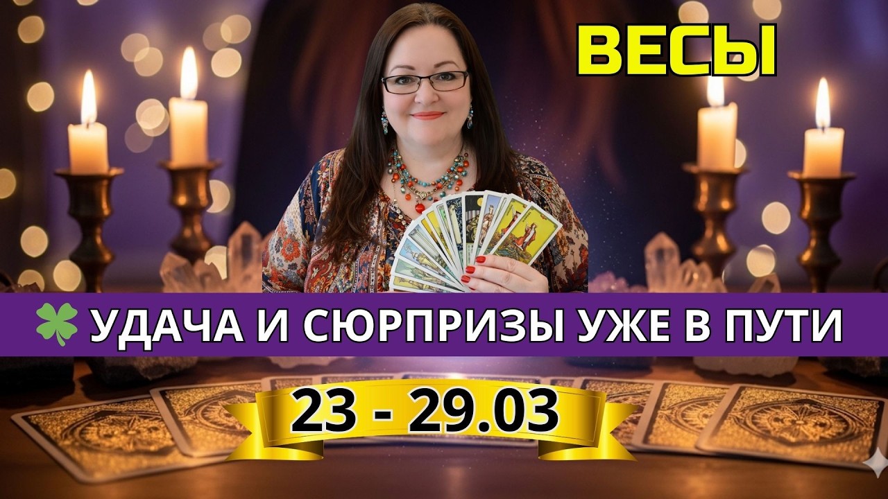 🌺ВЕСЫ Подарки, поездки и тайны раскрываются, неделя полна приятных неожиданностей!