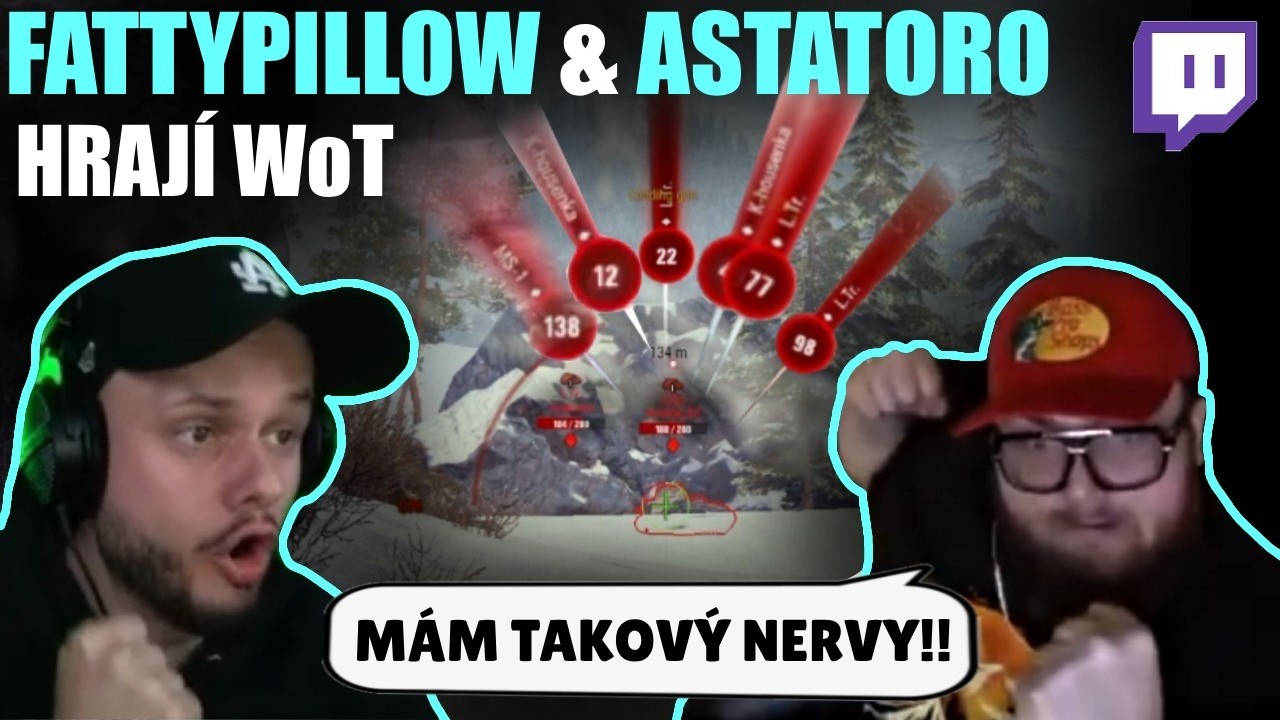 Fatty a Astatoro hrají TANKY | Wot CZ/SK