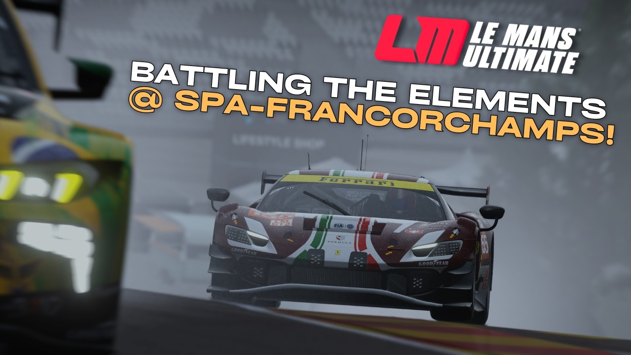 Гонка LMGT3 в мокрой трассе Спа! | Le Mans Ultimate
