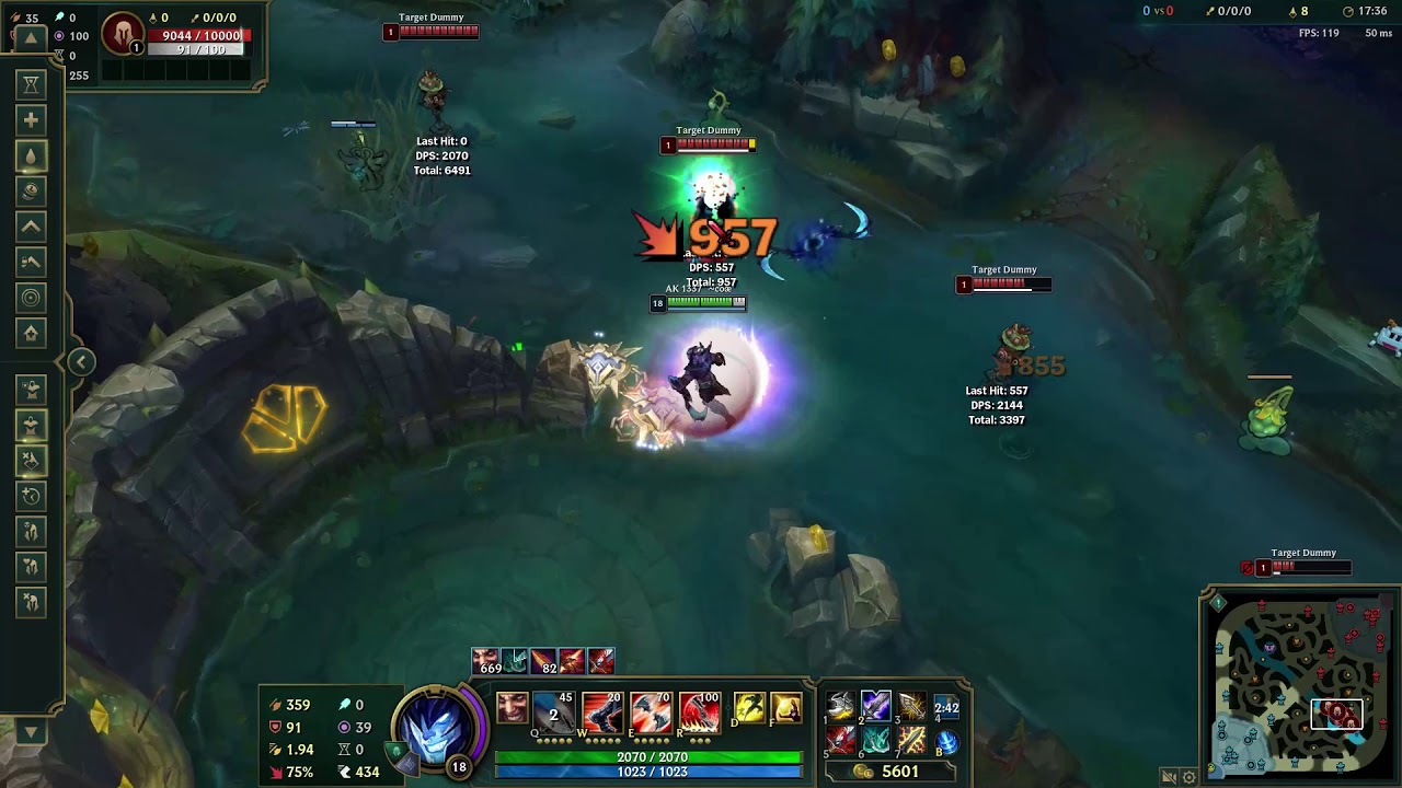 just some draven 4 axe kiting