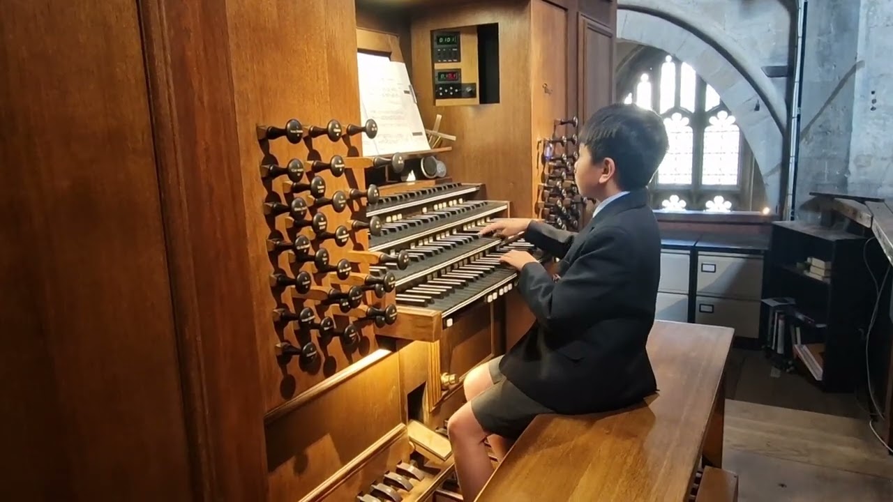 Rink's Trio in F minor, played on the cathedral's Rieger organ in preparation for House Music 2025