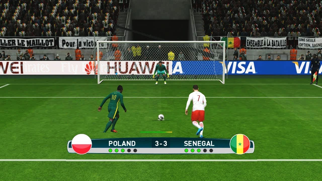 POLAND VS SENEGAL Penalty Shootout Pes Gameplay PC