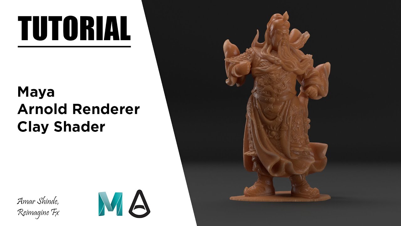 Создание шейдера Clay в Maya и Arnold Renderer — Учебное пособие