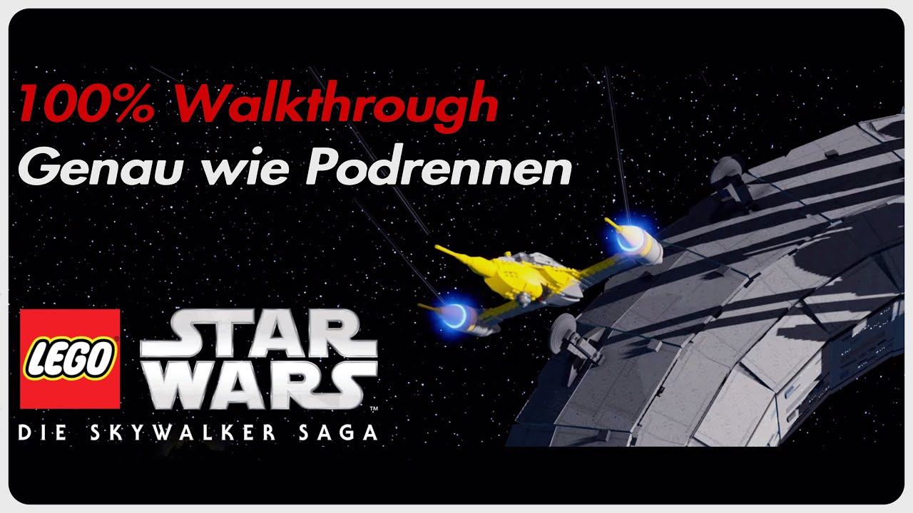 LEGO STAR WARS - Genau wie Podrennen ALLE Minikits/Herausforderungen (100% Walktrough/PS5/Ep.1)