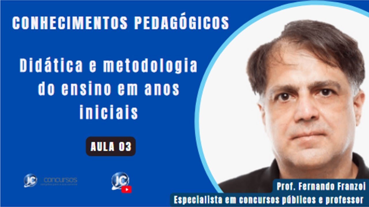 Didática e metodologia do ensino em anos iniciais - Aula 03