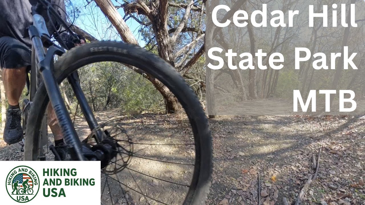 TEXAS MTB Cedar Hill SP, mountain biking trail (DFW metroplex area)