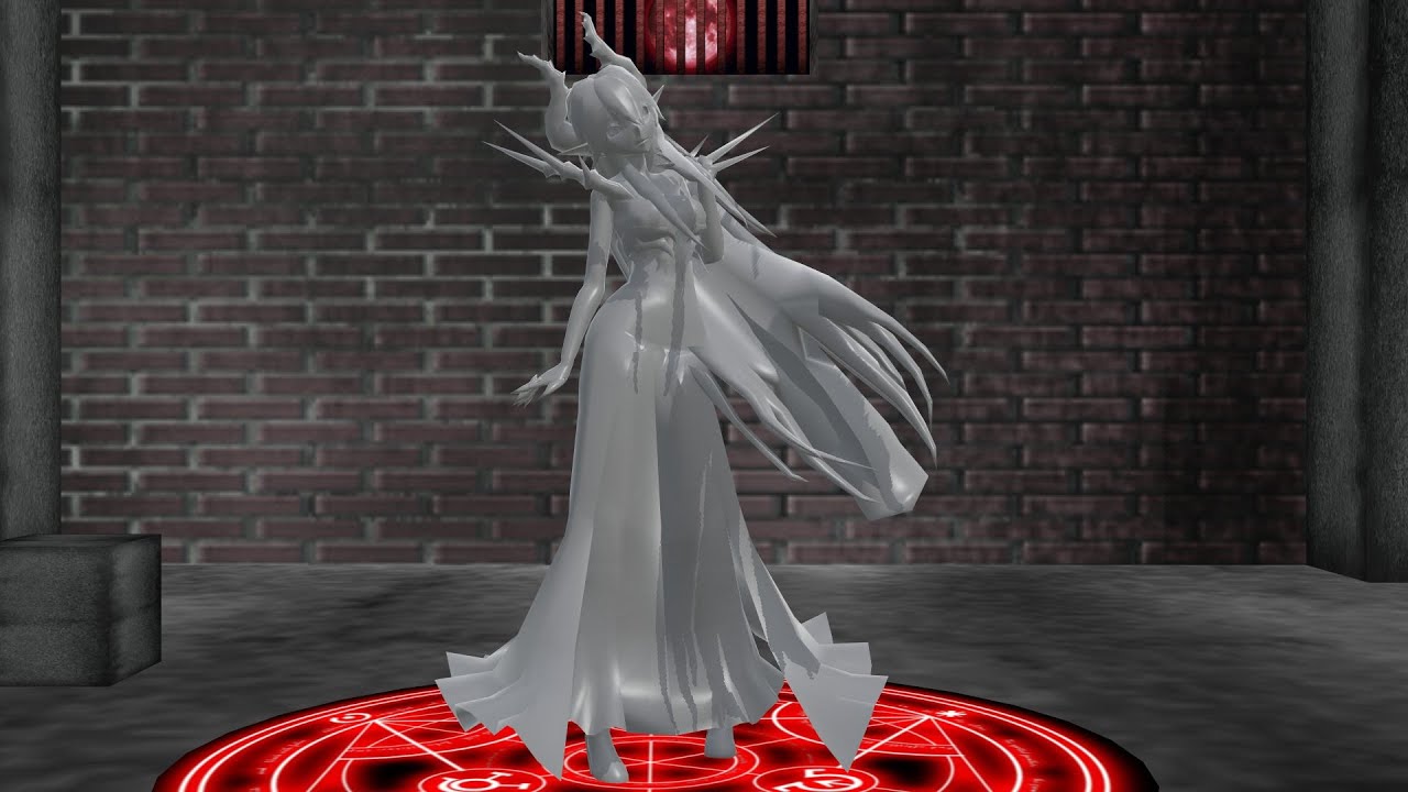 ASFR: Lu Altar Turns Her to Stone #asfr #petrification #animation #mmd #stoptime