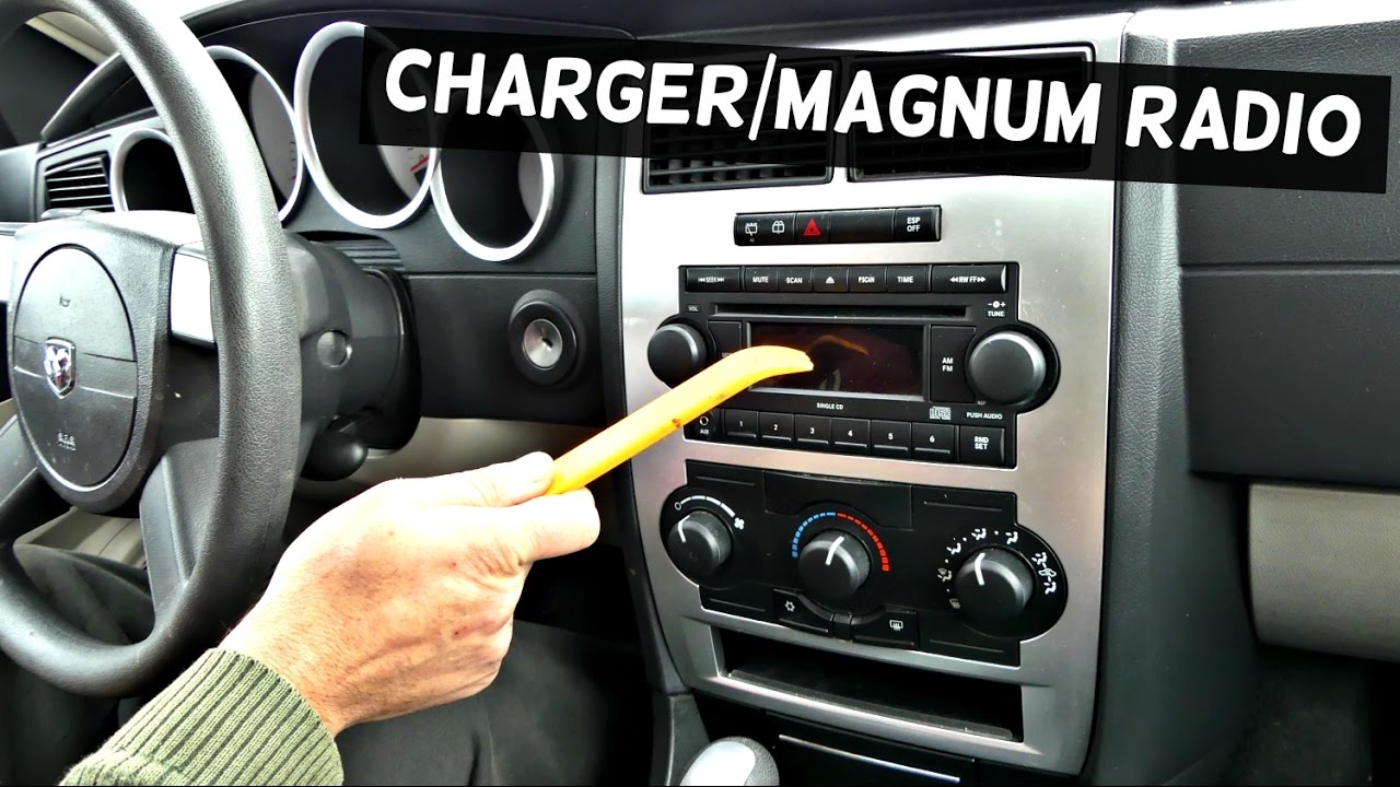 DODGE CHARGER RADIO REPLACEMENT REMOVAL | DODGE MAGNUM