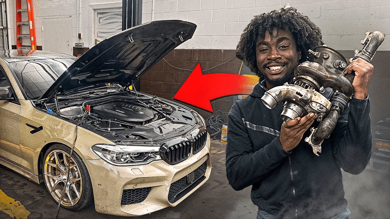 I PUT A BIG TURBO ON MY  BMW 540I