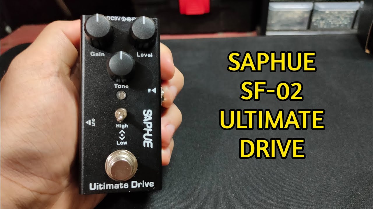 SAPHUE SF-02 Ultimate Drive Guitar Effect Pedal
