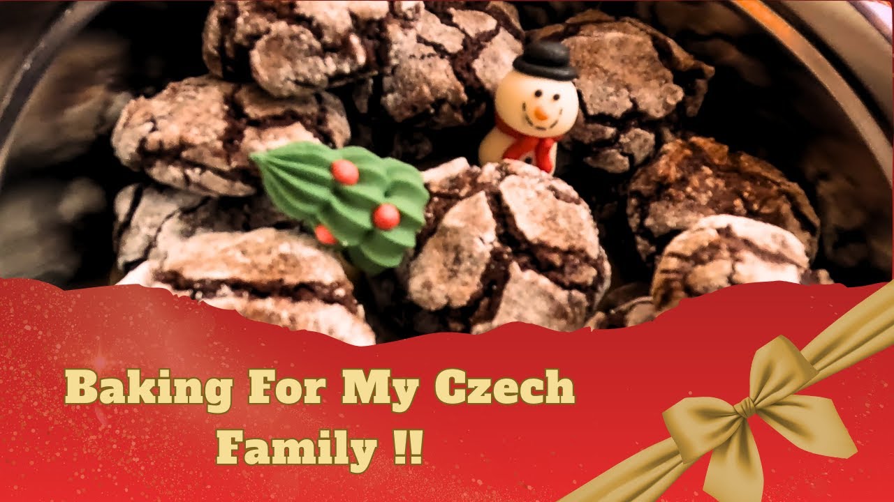 Christmas Edition: Baking Crinkles and Banana Bread for My Czech Family. (Part 1) 🎄✨