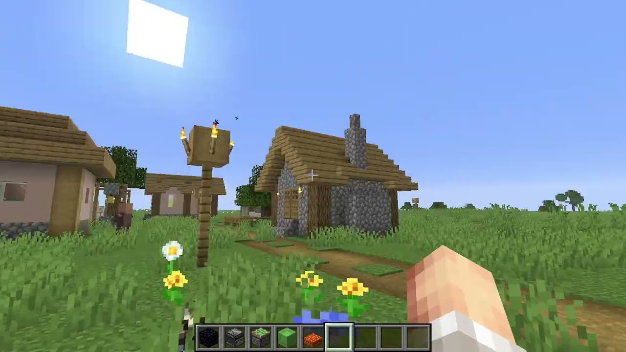 Как сделать лифт без модов в Minecraft