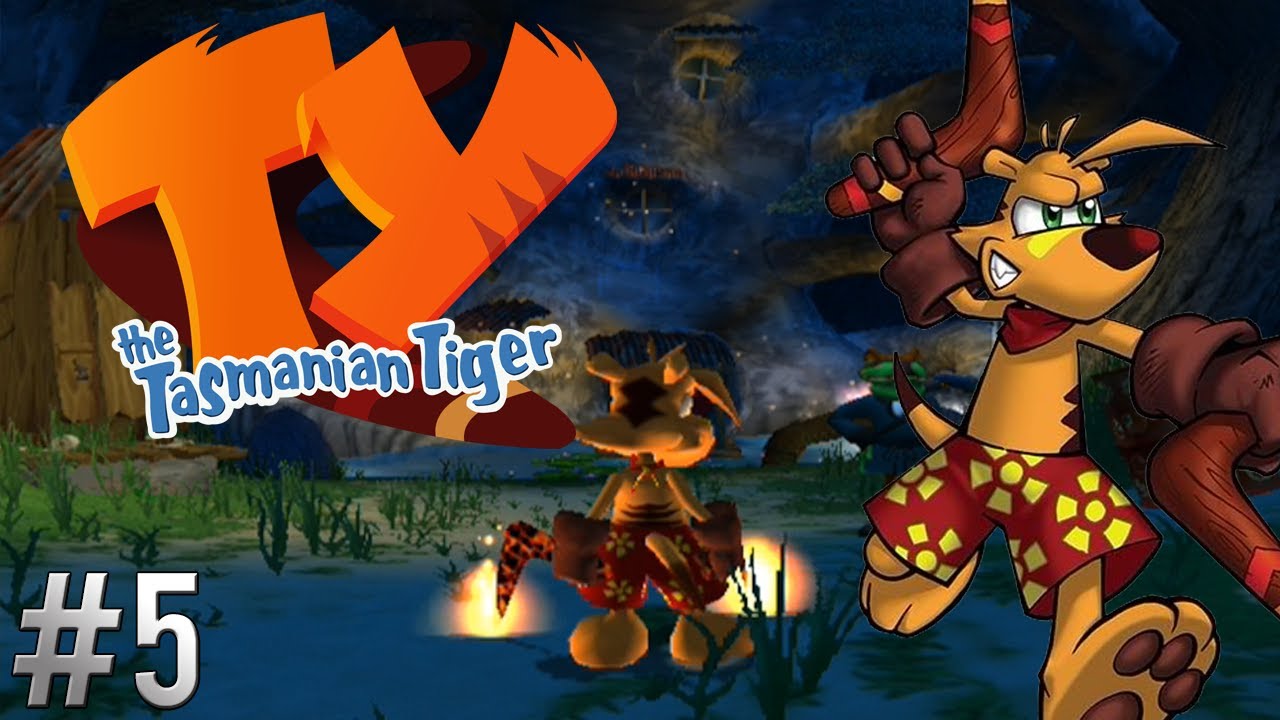 Ⓜ Ty the Tasmanian Tiger ▸ Walkthrough #5: Bridge on the River Ty (All Collectibles)