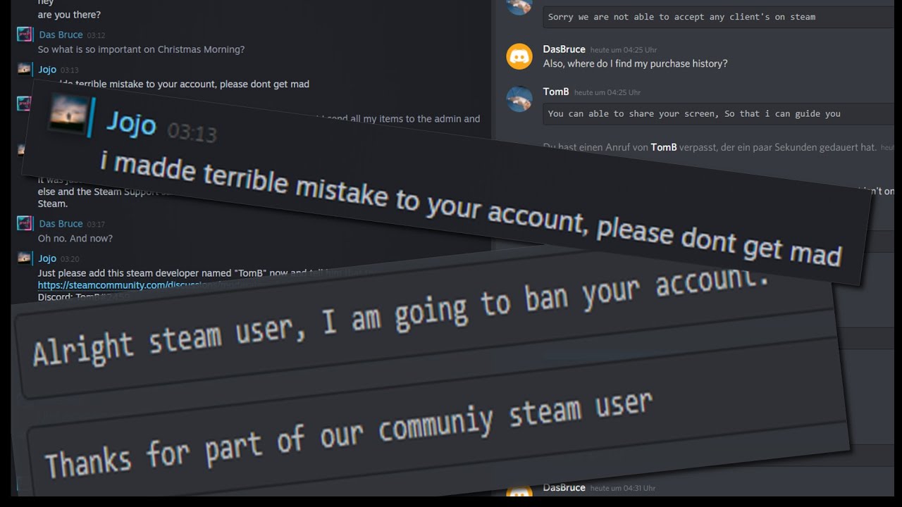 Ein Steam Scam im Überblick. Was ist passiert? Worauf sollte man achten?