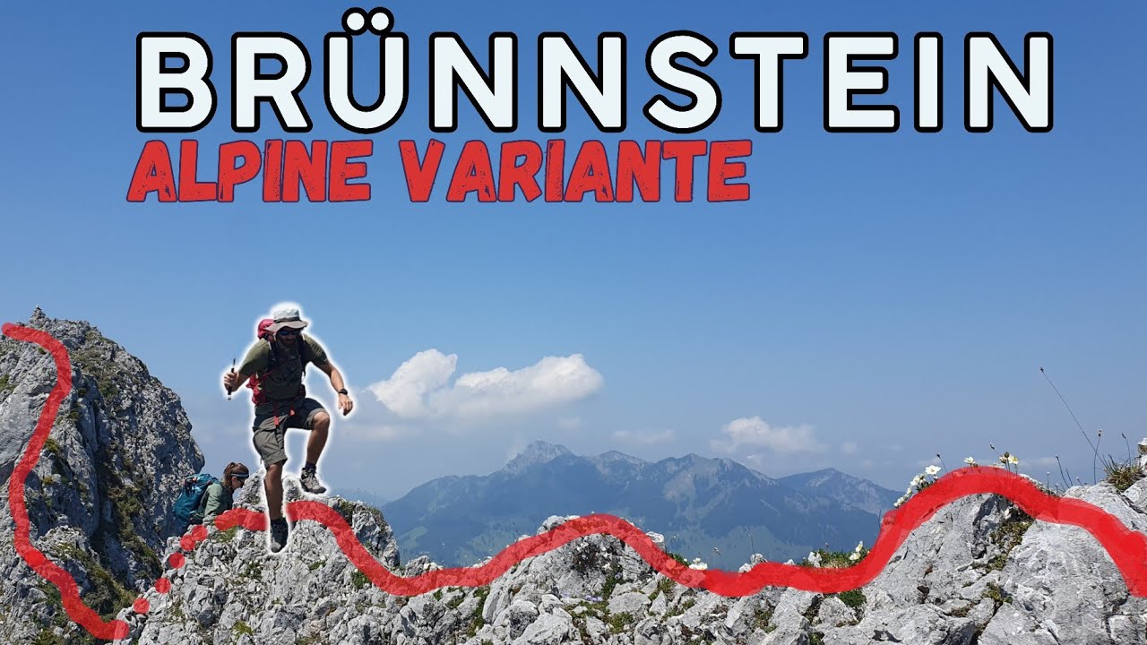 BRÜNNSTEIN - wilde Überschreitung vom Rotwandspitzl | Bergtour T5 | Alpine Bergtour bei München