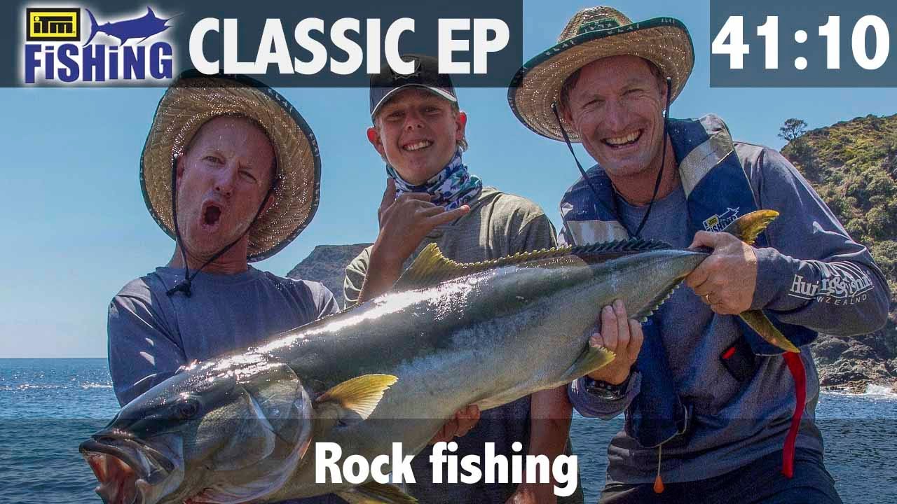 Rock Fishing for Yellow Tail Kingfish & Monster Snapper: Northland, New Zealand