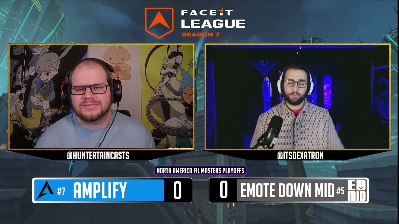 Amplify vs Emote Down Mid - Faceit League North America Playoffs