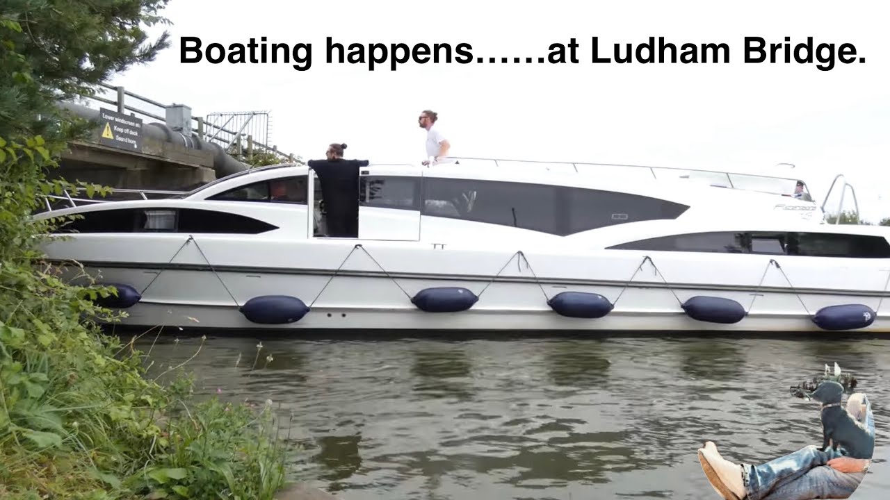 Boating happens….. at Ludham Bridge.