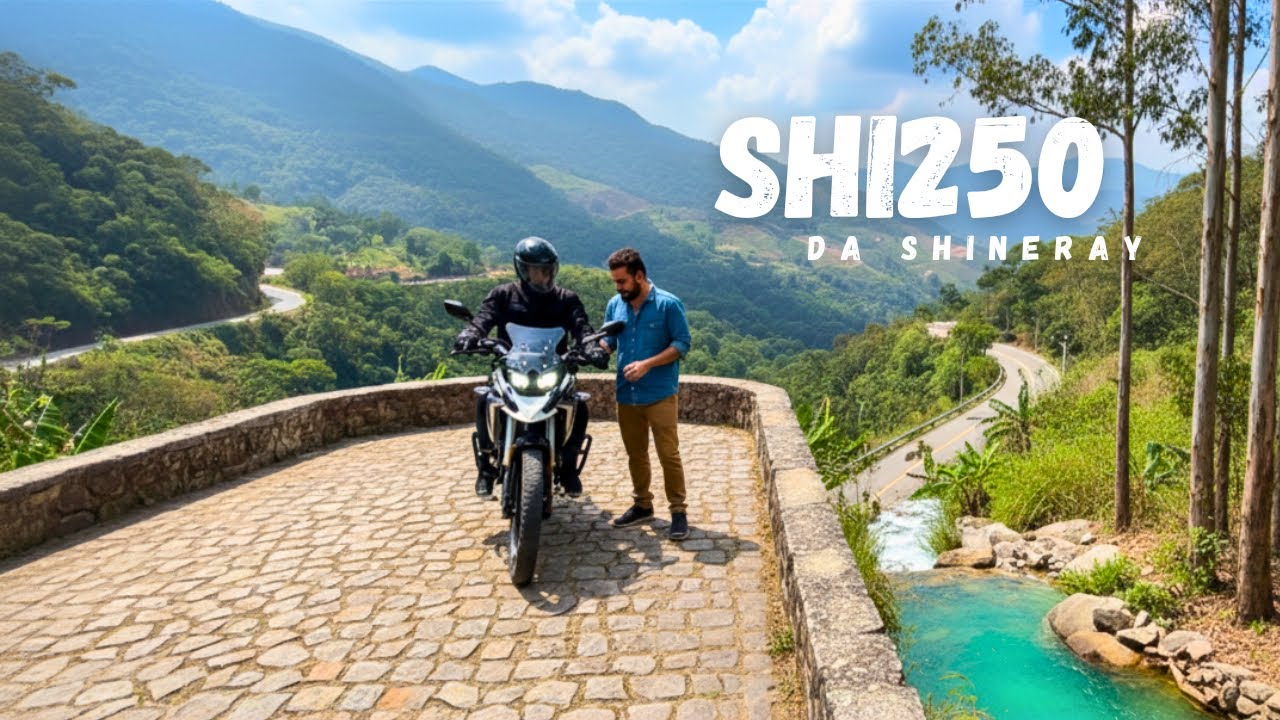 A reação do meu amigo vendo a NOVA SHI250 da SHINERAY 