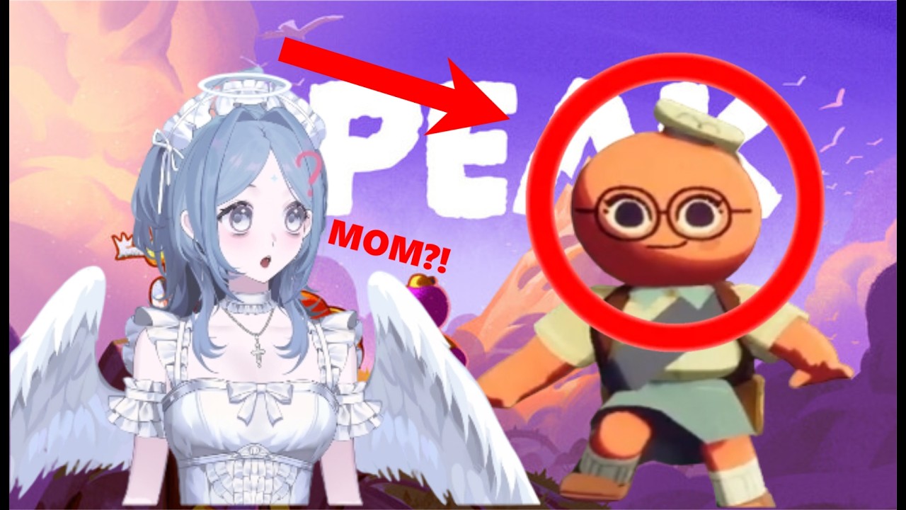 Peak with my mom!!