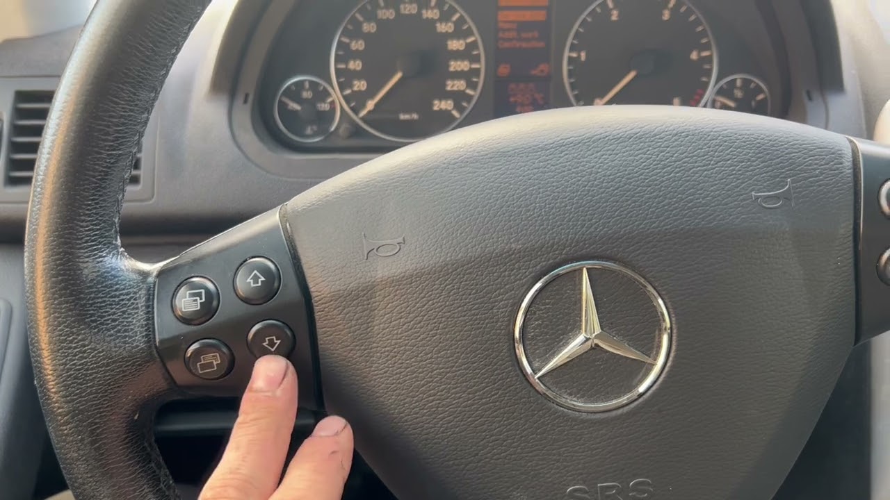 Service Reset Mercedes A-Class 2004-2012 A180