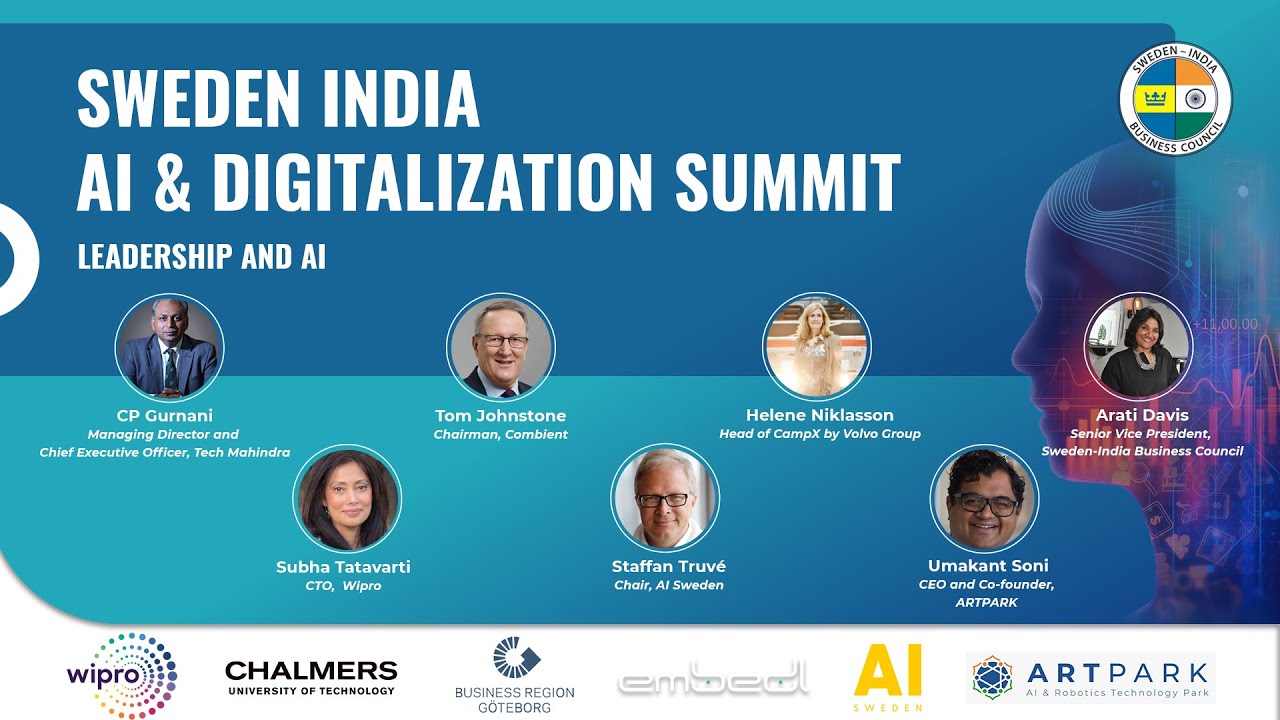 Leadership and AI - India Sweden Business Leaders&acute; Roundtable (ISBLRT)