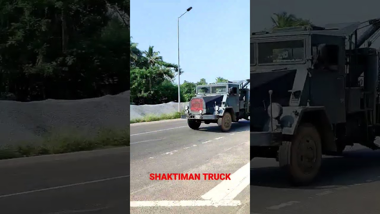 shaktiman truck#indianexarmy#man415#powerfull recovery truck #jacobstime2666