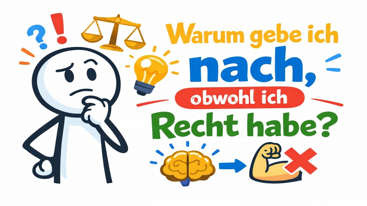 Das Paradox der Intelligenz: Warum du nachgibst, obwohl du im Recht bist