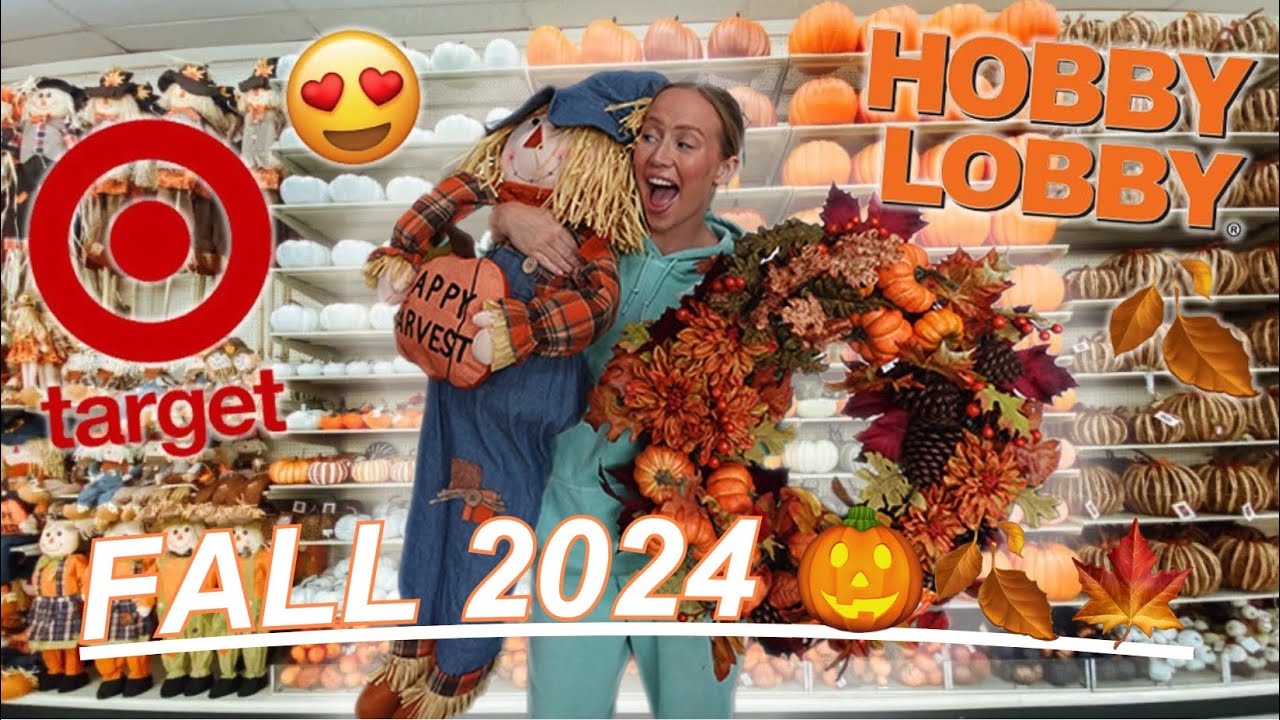 come FALL shopping with me at TARGET & HOBBY LOBBY! + *huge haul* autumn home decor heaven!