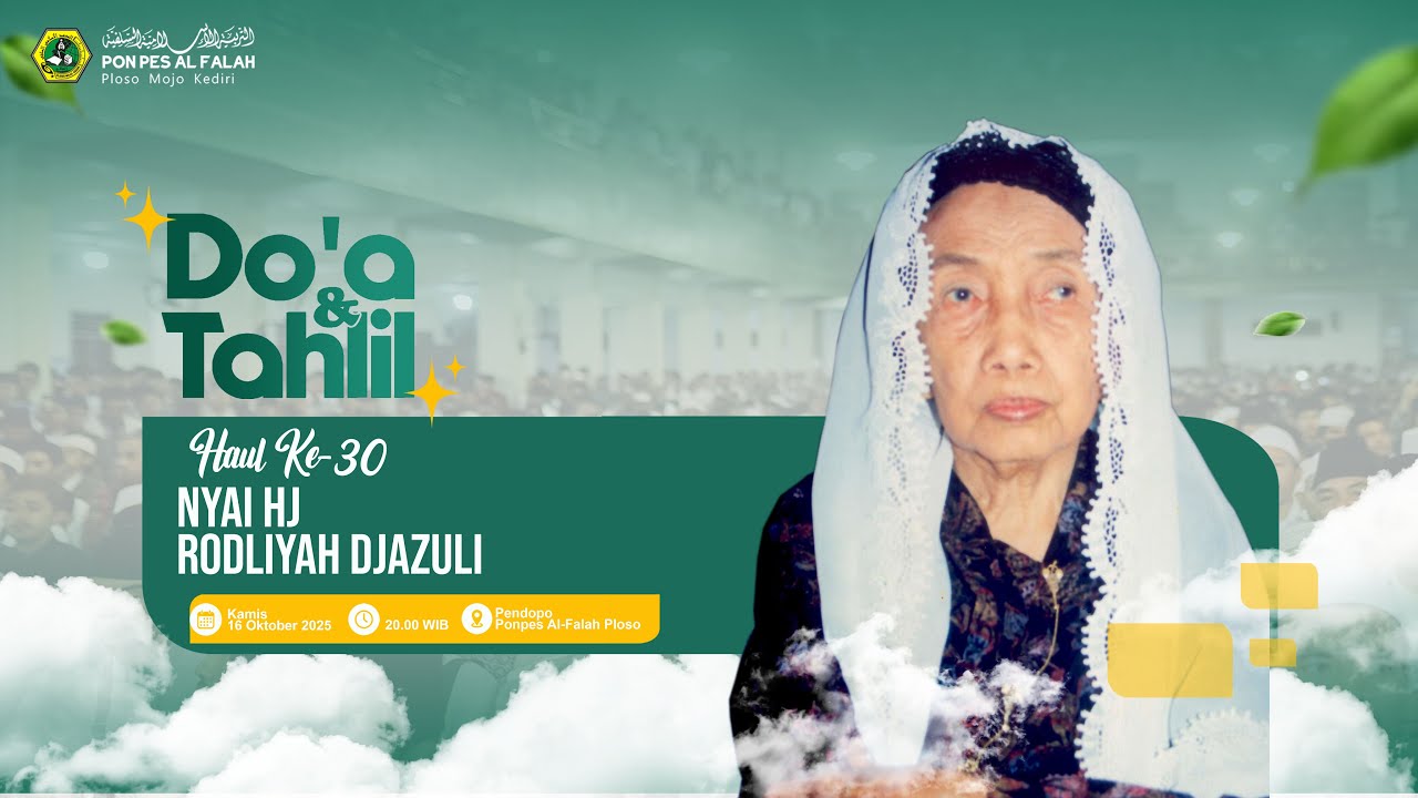 (LIVE) HAUL KE - 30 NYAI HJ. RODLIYAH DJAZULI
