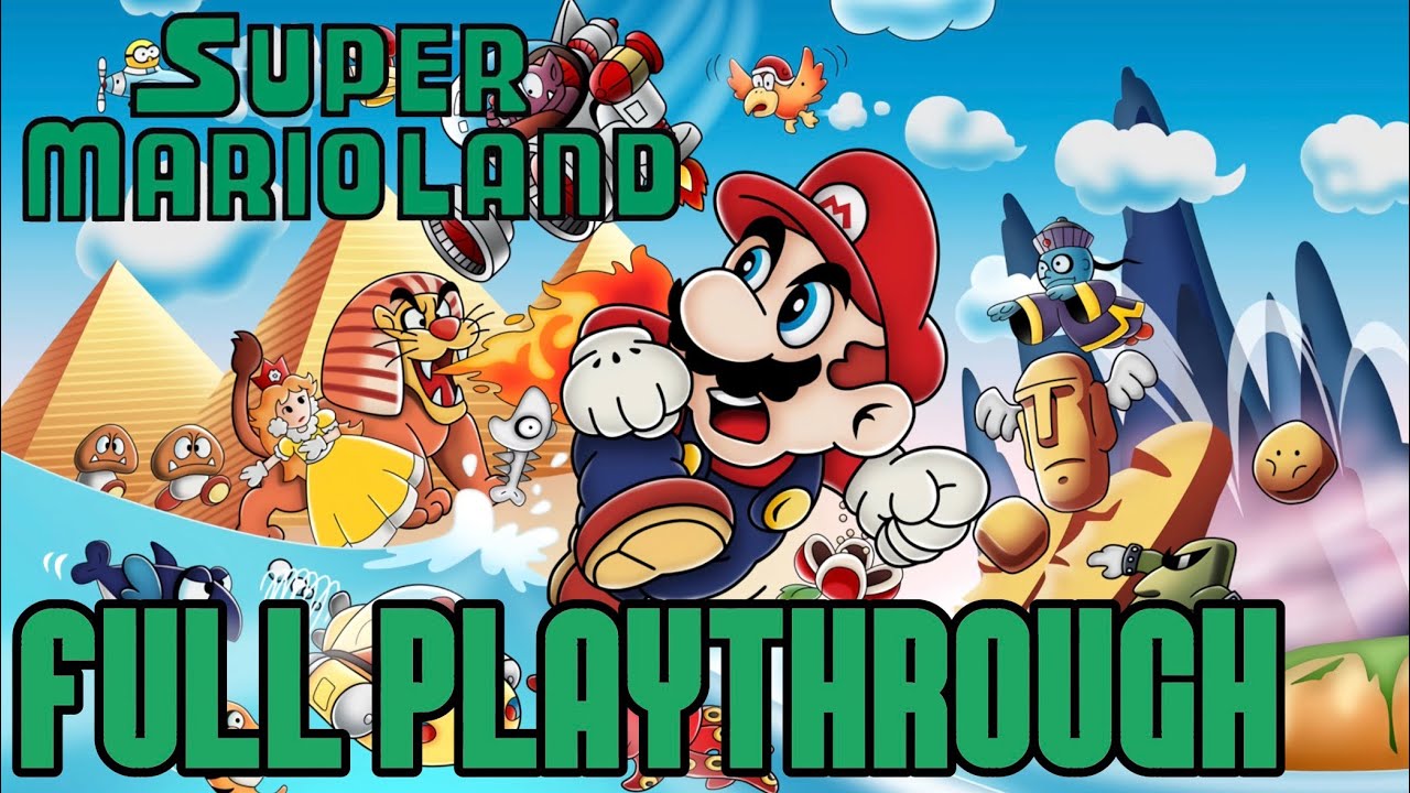 The adventure through Sarasaland!- Super Mario Land playthrough