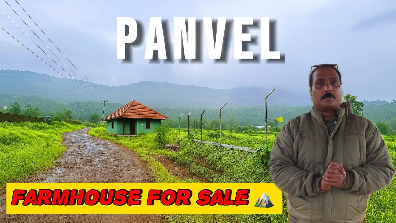 Panvel Farmhouse For Sale with 5 to 6 Waterfall And Mountain View Near Dam🥰⛰️