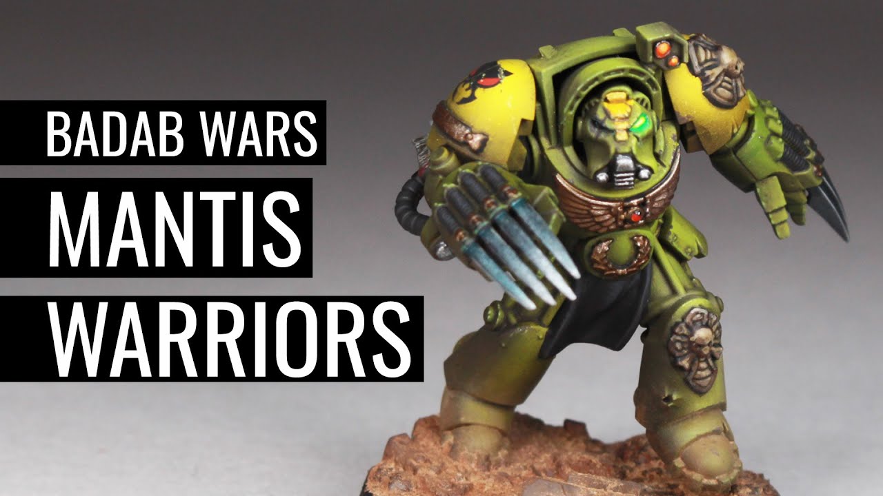 How to Paint MANTIS WARRIORS | WARHAMMER 40k: THE BADAB WARS | Space Marines |