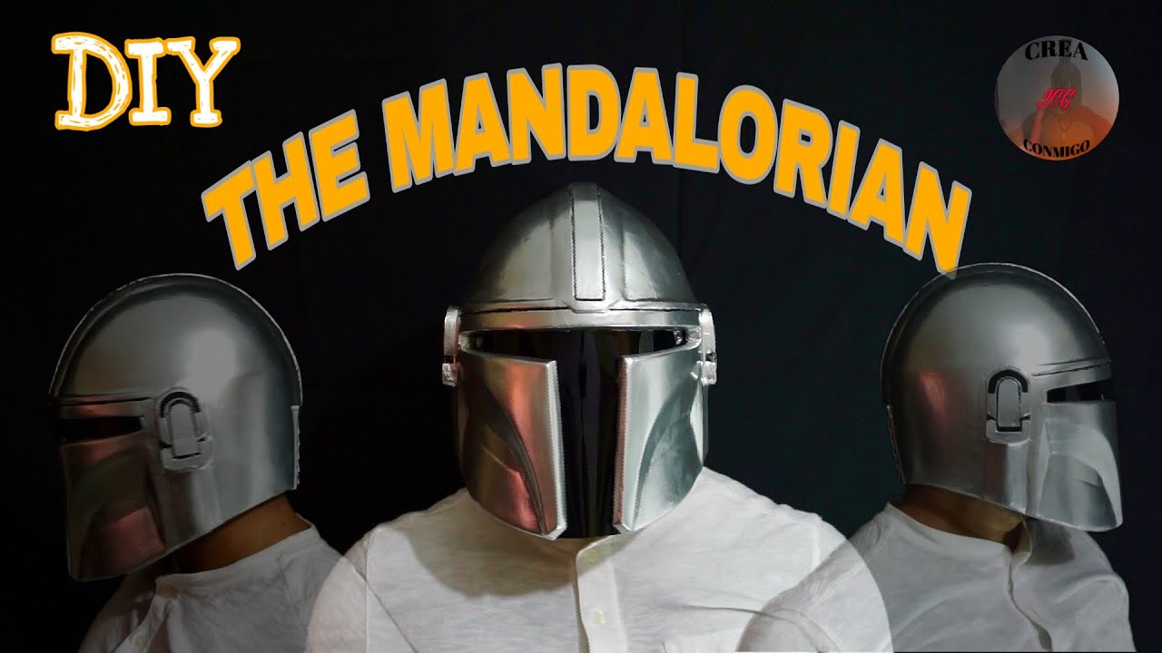 MANDALORIAN HELMET, COMO HACER EL CASCO MANDALORIANO.