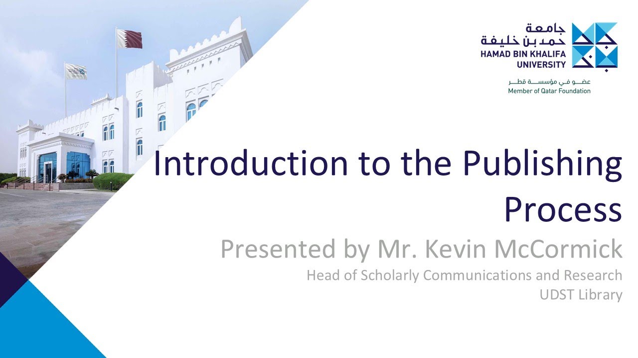 Introduction to Publishing Process - Webinar
