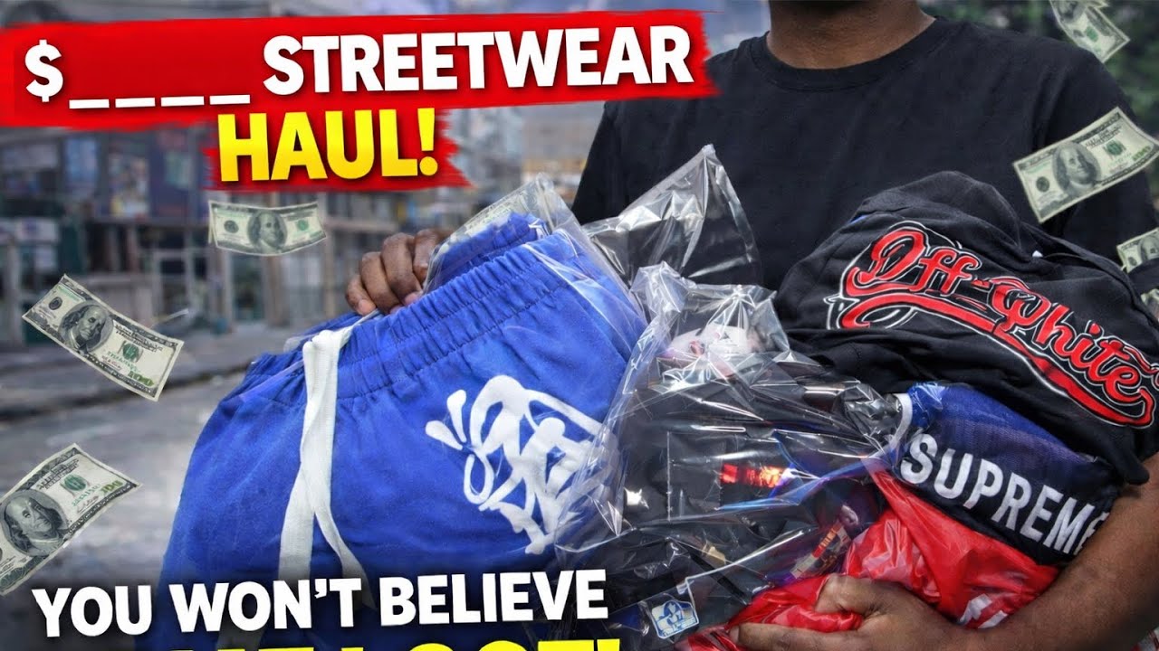  I Spent $______On Streetwear… You Won’t Believe These Pickups 😳🔥