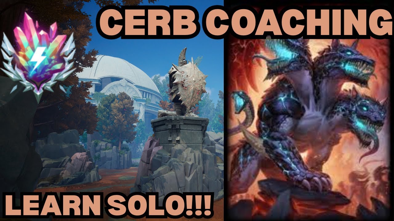 COACHING A DIAMOND SUB!!! - Cerberus Solo Coaching Smite 2 By A Pro