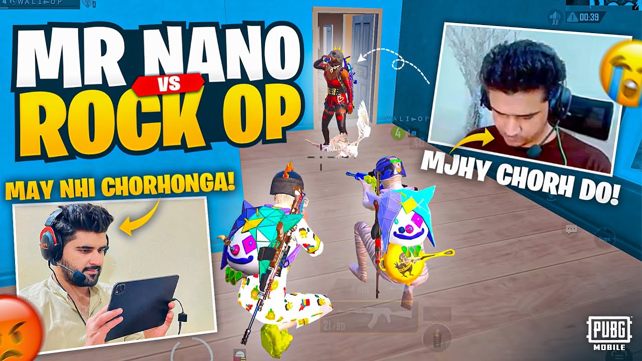 mr Nano vs rock Op | sniper king vs livik king / pubgmobile | rock Op